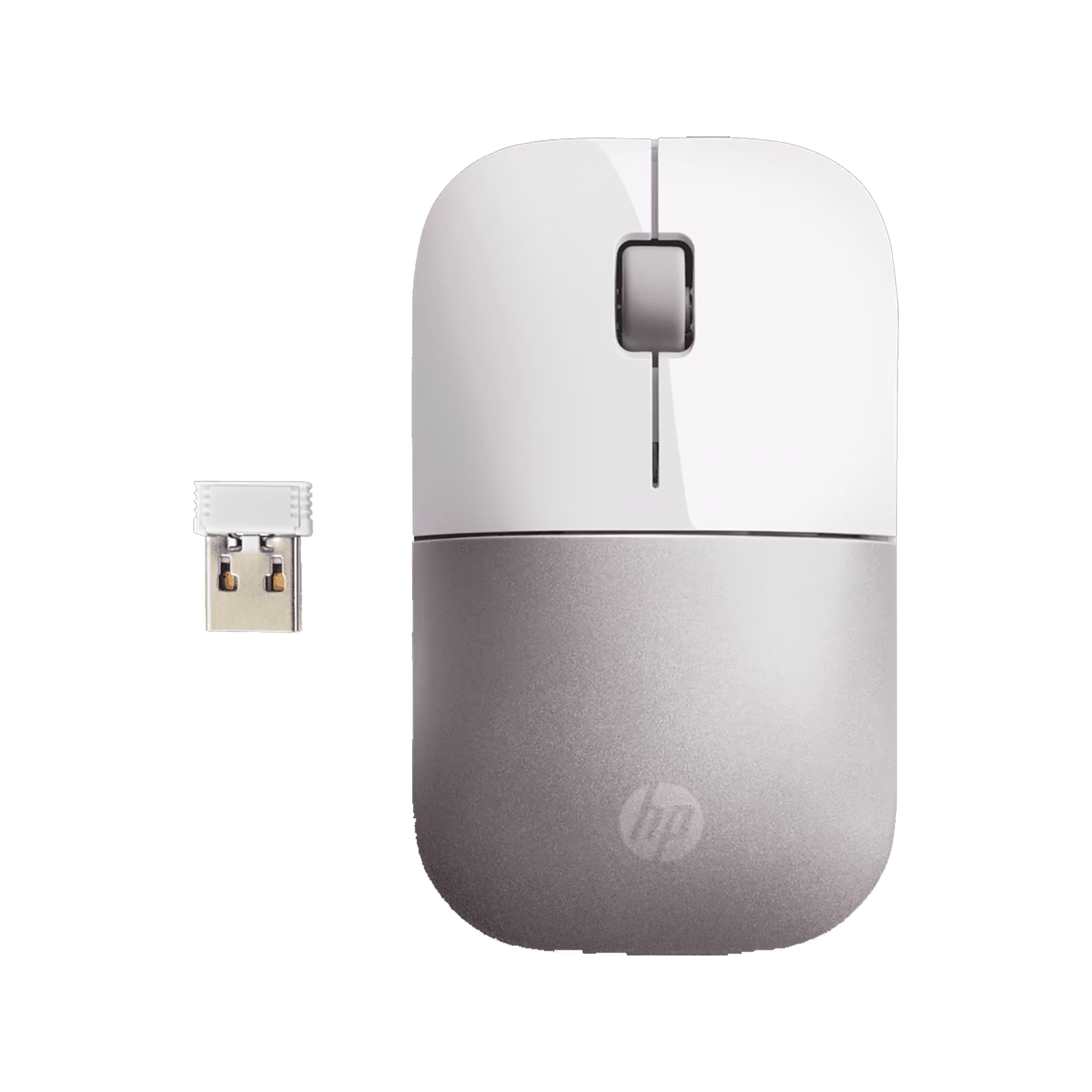 HP Z3700 Dual Wireless White Pink Mouse