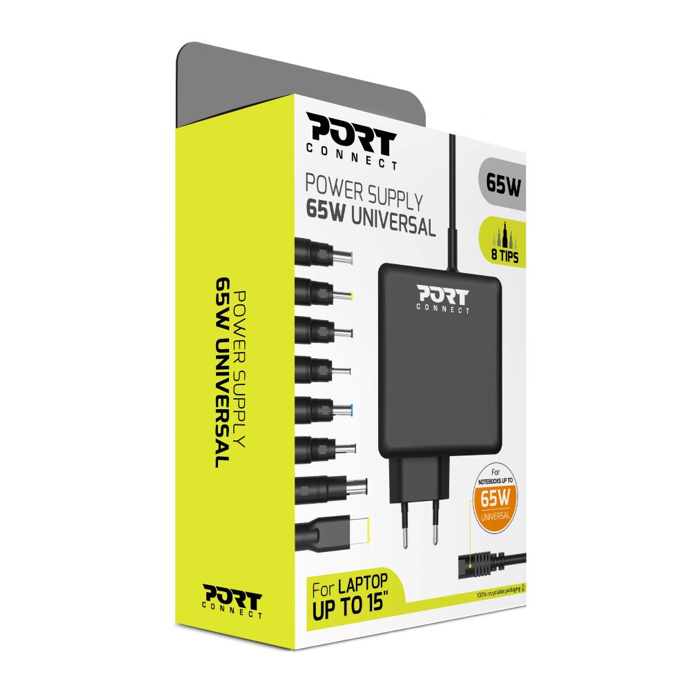Port 65W EU Universal Mains Power Supply