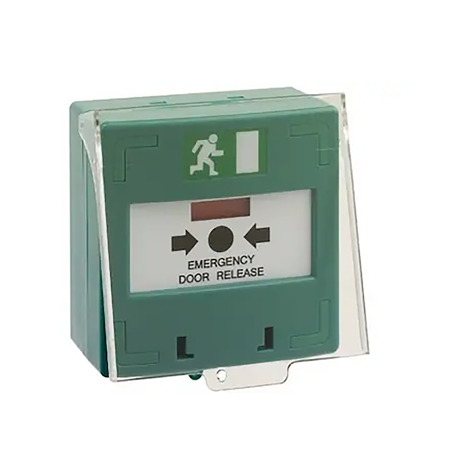 PinnSec Glass Green Resettable Emergency Break Glass Box