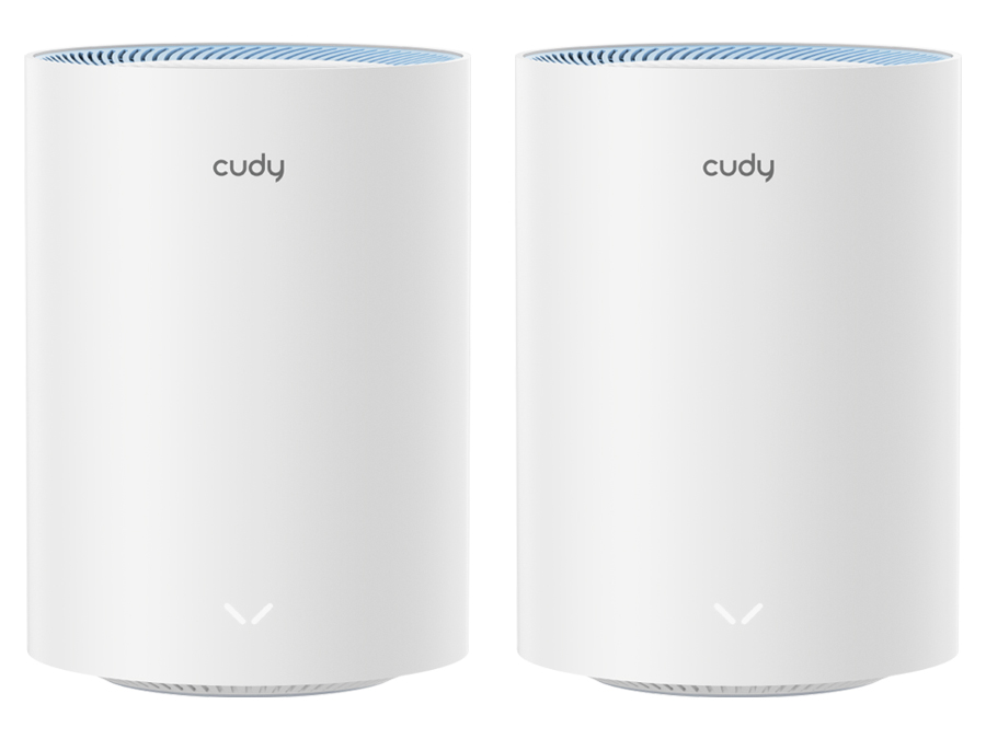 Cudy Dual Band WiFi 5 1200Mbps Fast Ethernet Mesh 2 Pack | M1200 (2-Pack)
