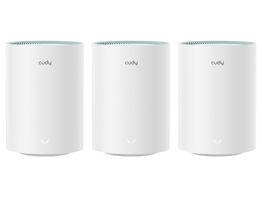 Cudy Dual Band WiFi 5 1200Mbps Gigabit Mesh 3 Pack | M1300 (3-Pack)