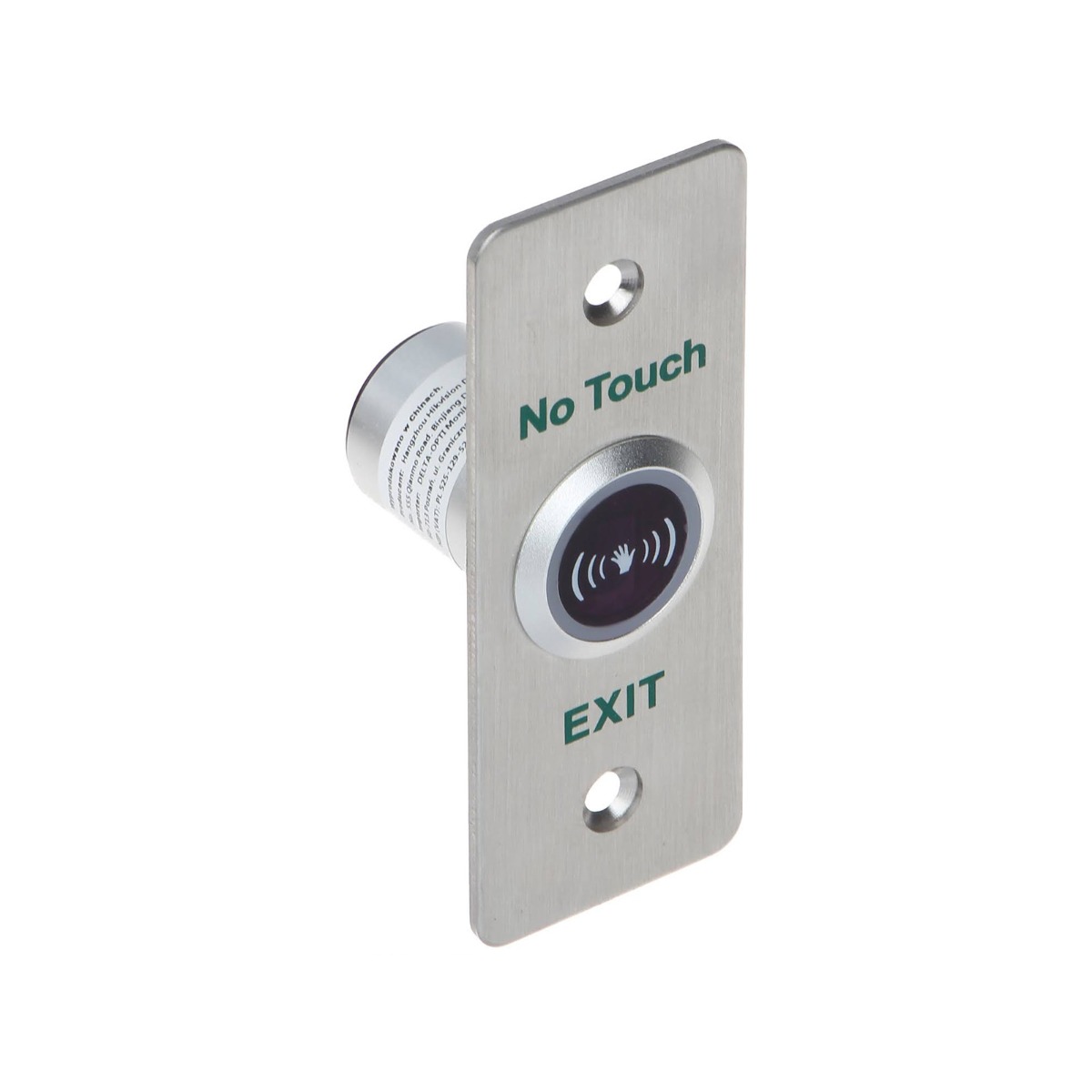 Hikvision No-Touch 86mm x 96mm x 257mm Door Release Button