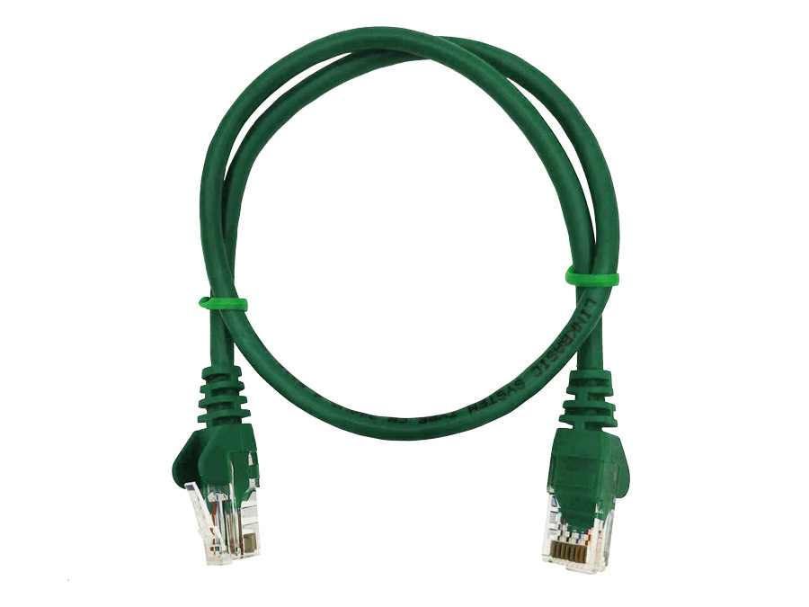 Linkbasic UTP Cat5e Flylead (50cm, Green)