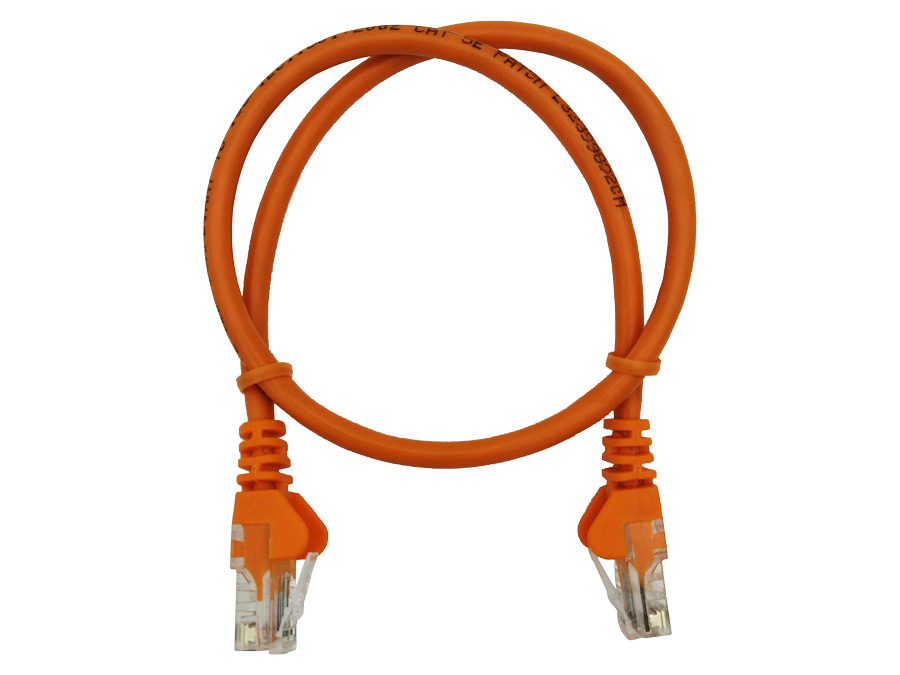 Linkbasic UTP Cat5e Flylead (50cm, Orange)
