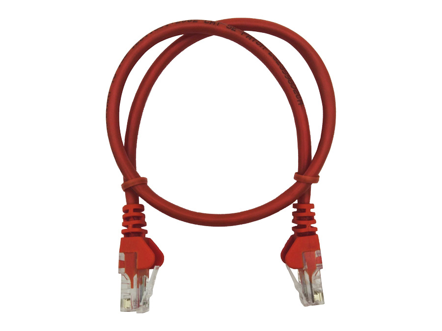 Linkbasic UTP Cat5e Flylead (50cm, Red)