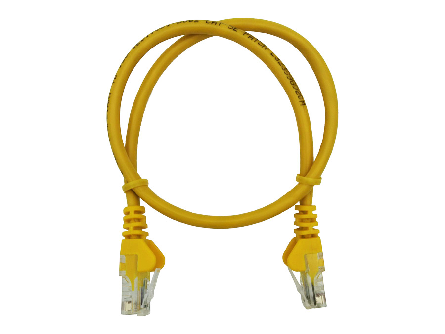 Linkbasic UTP Cat5e Flylead (50cm, Yellow)