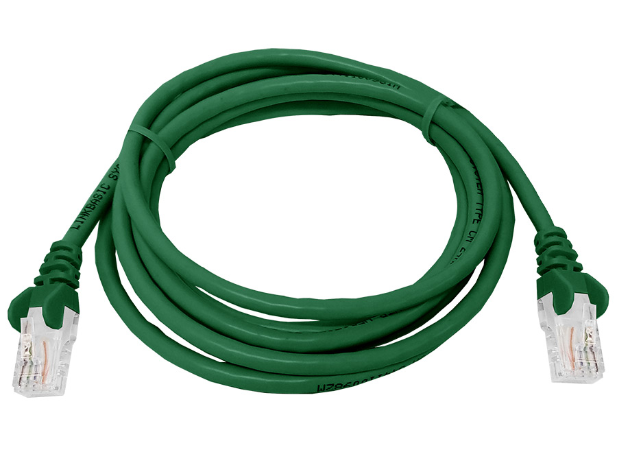 Linkbasic UTP Cat5e Flylead (2m, Green)