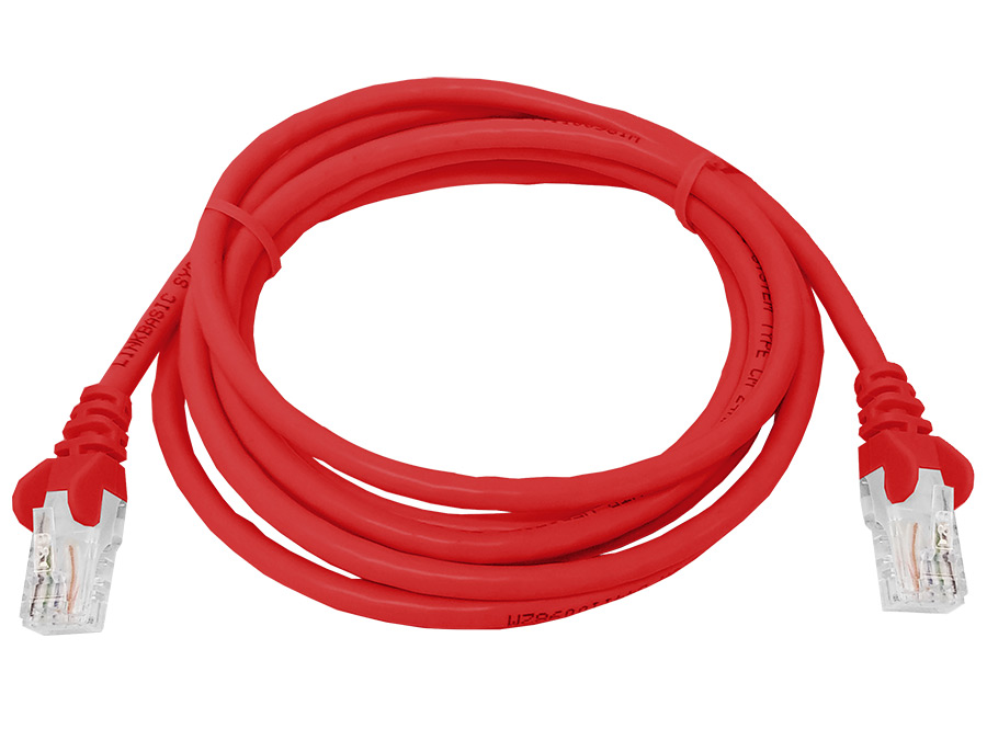 Linkbasic UTP Cat5e Flylead (2m, Red)