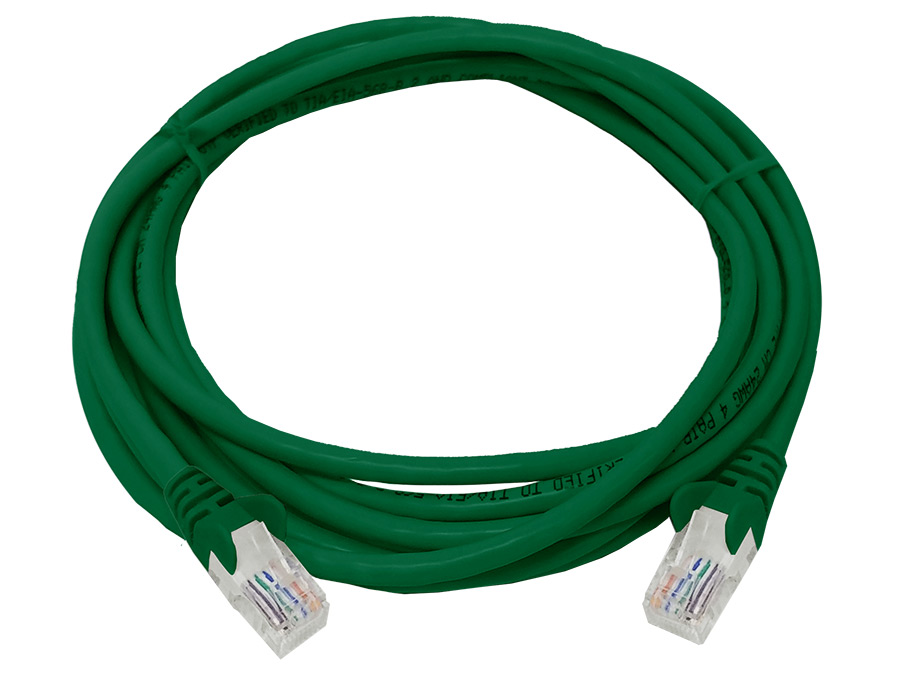 Linkbasic UTP Cat5e Flylead (3m, Green)