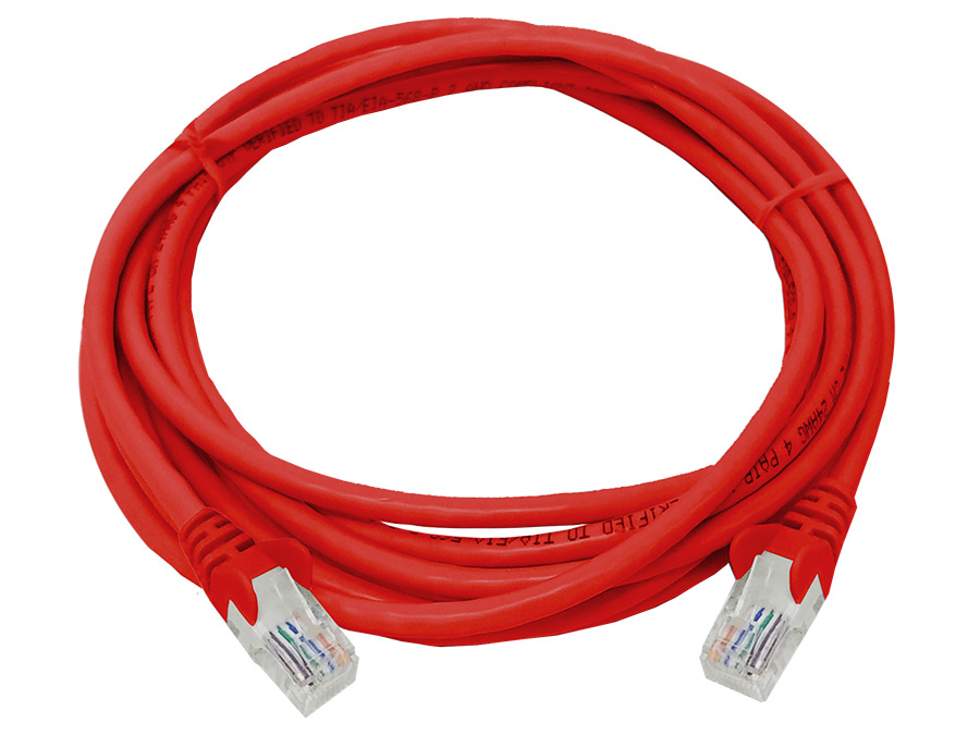 Linkbasic UTP Cat5e Flylead (3m, Red)
