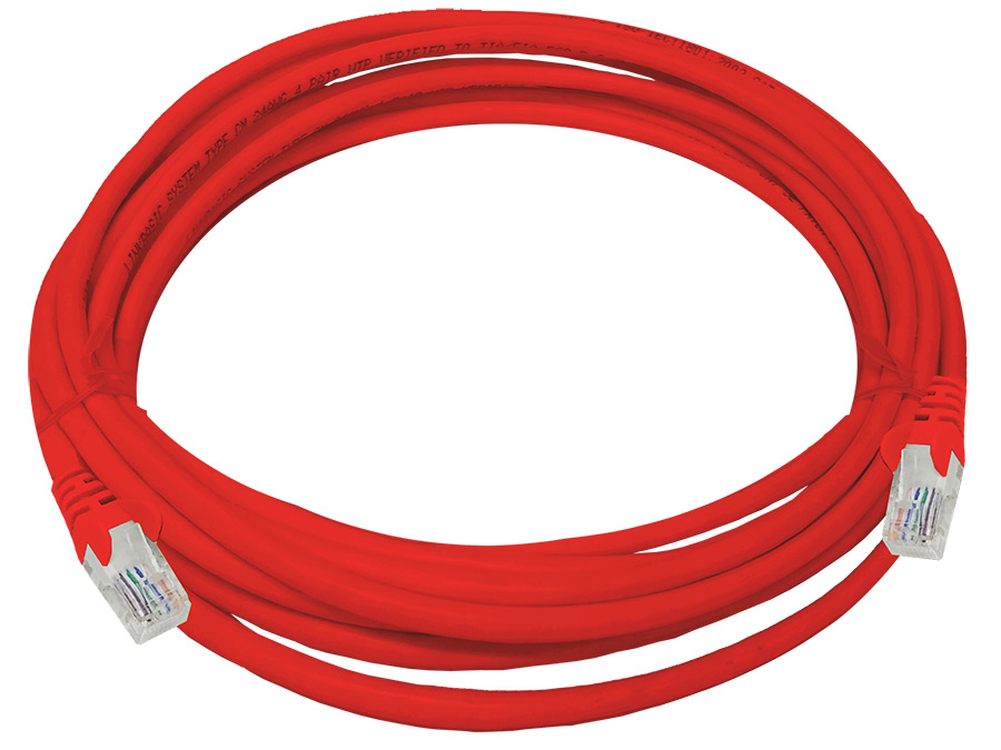 Linkbasic UTP Cat5e Flylead (5m, Red)
