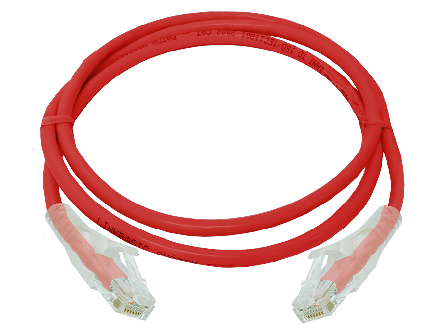 Linkbasic UTP Cat6 Flylead (1m, Red)