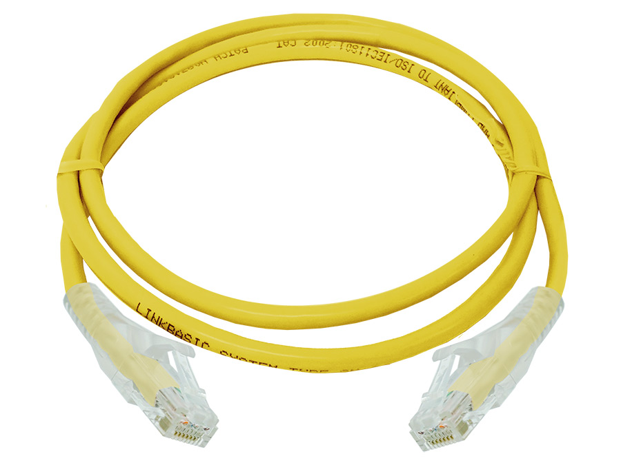Linkbasic UTP Cat6 Flylead (1m, Yellow)