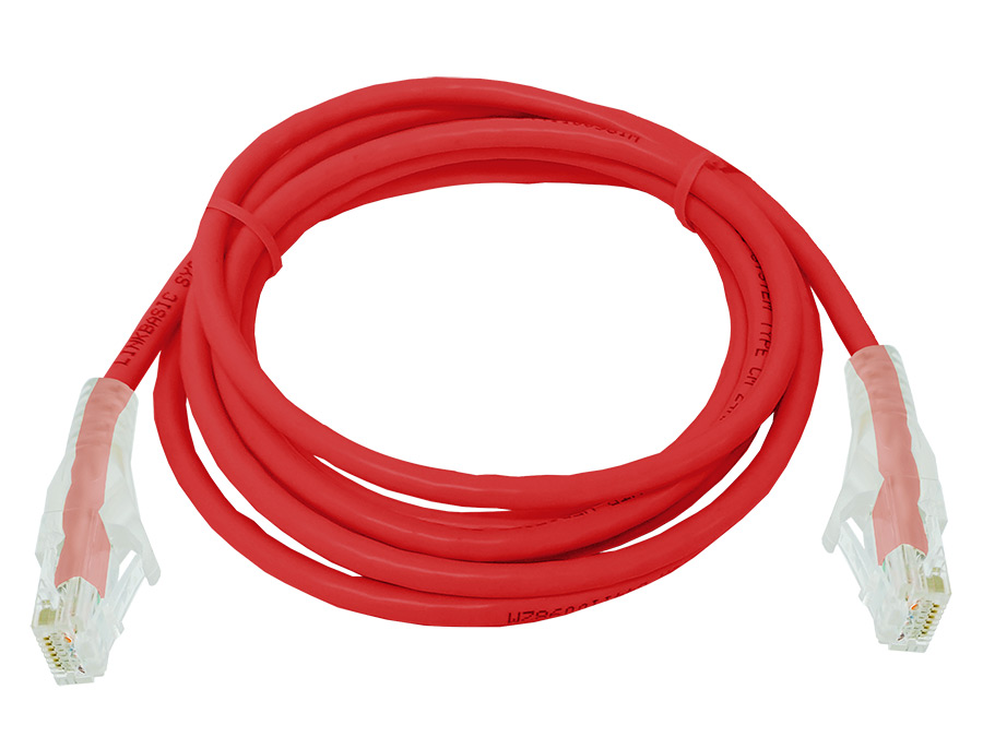 Linkbasic UTP Cat6 Flylead (2m, Red)