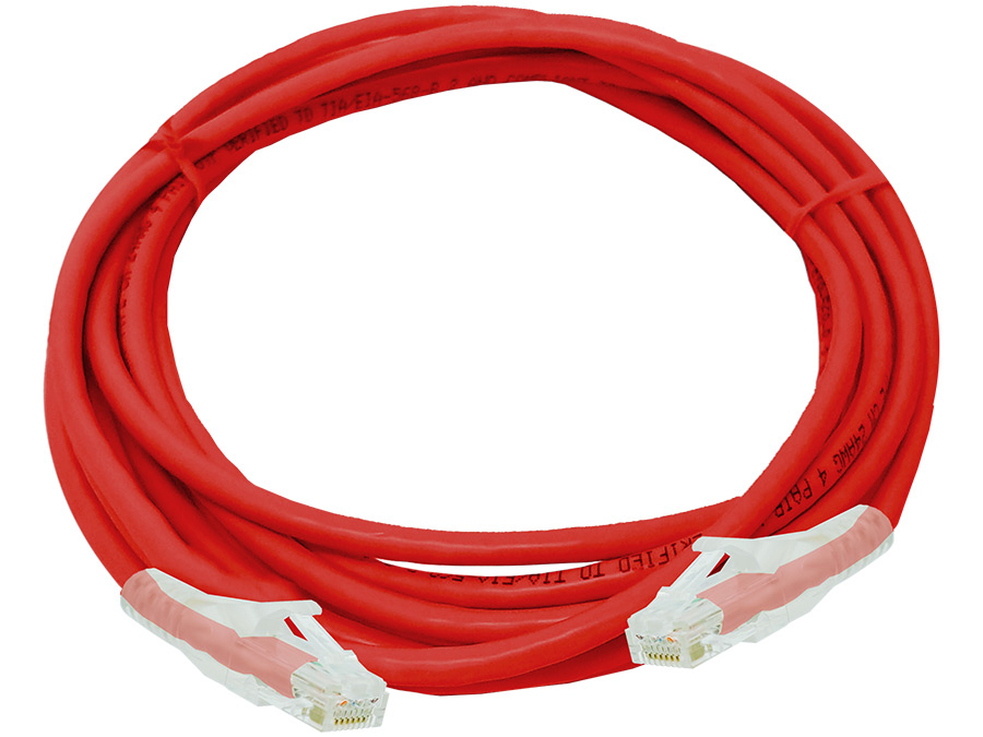 Linkbasic UTP Cat6 Flylead (3m, Red)