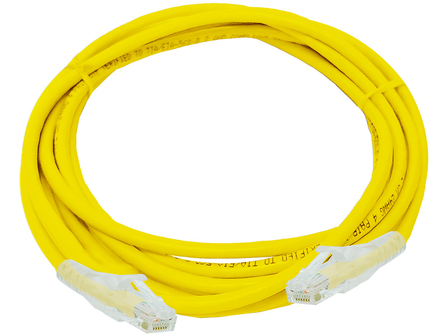 Linkbasic UTP Cat6 Flylead (3m, Yellow)