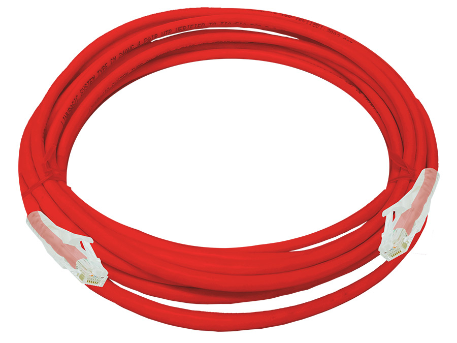 Linkbasic UTP Cat6 Flylead (5m, Red)