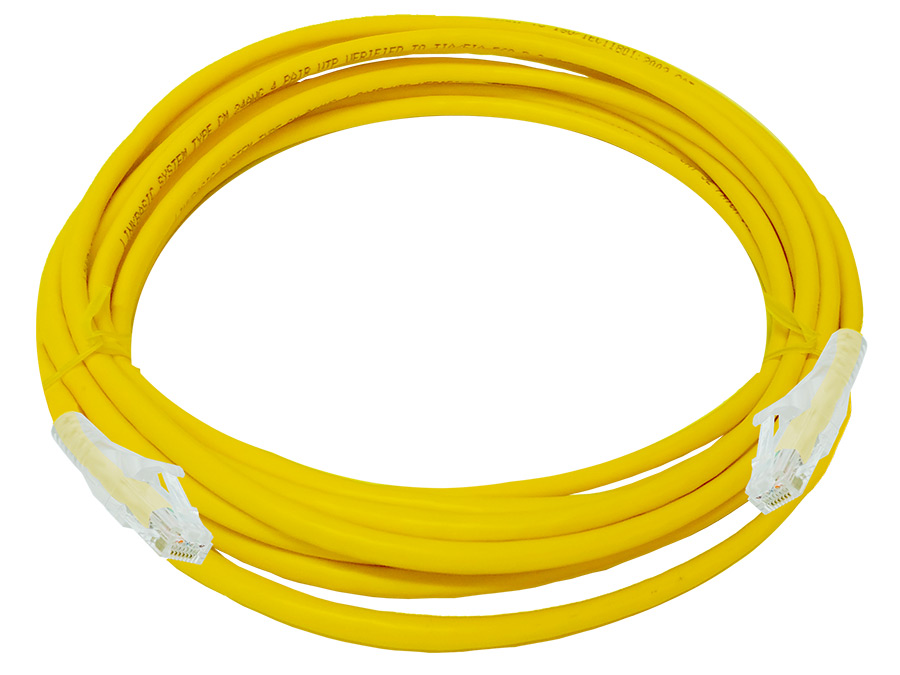 Linkbasic UTP Cat6 Flylead (5m, Yellow)