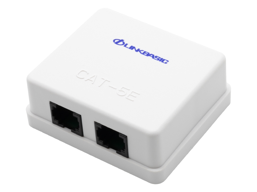 Linkbasic Cat5e Double Surface Mount Box