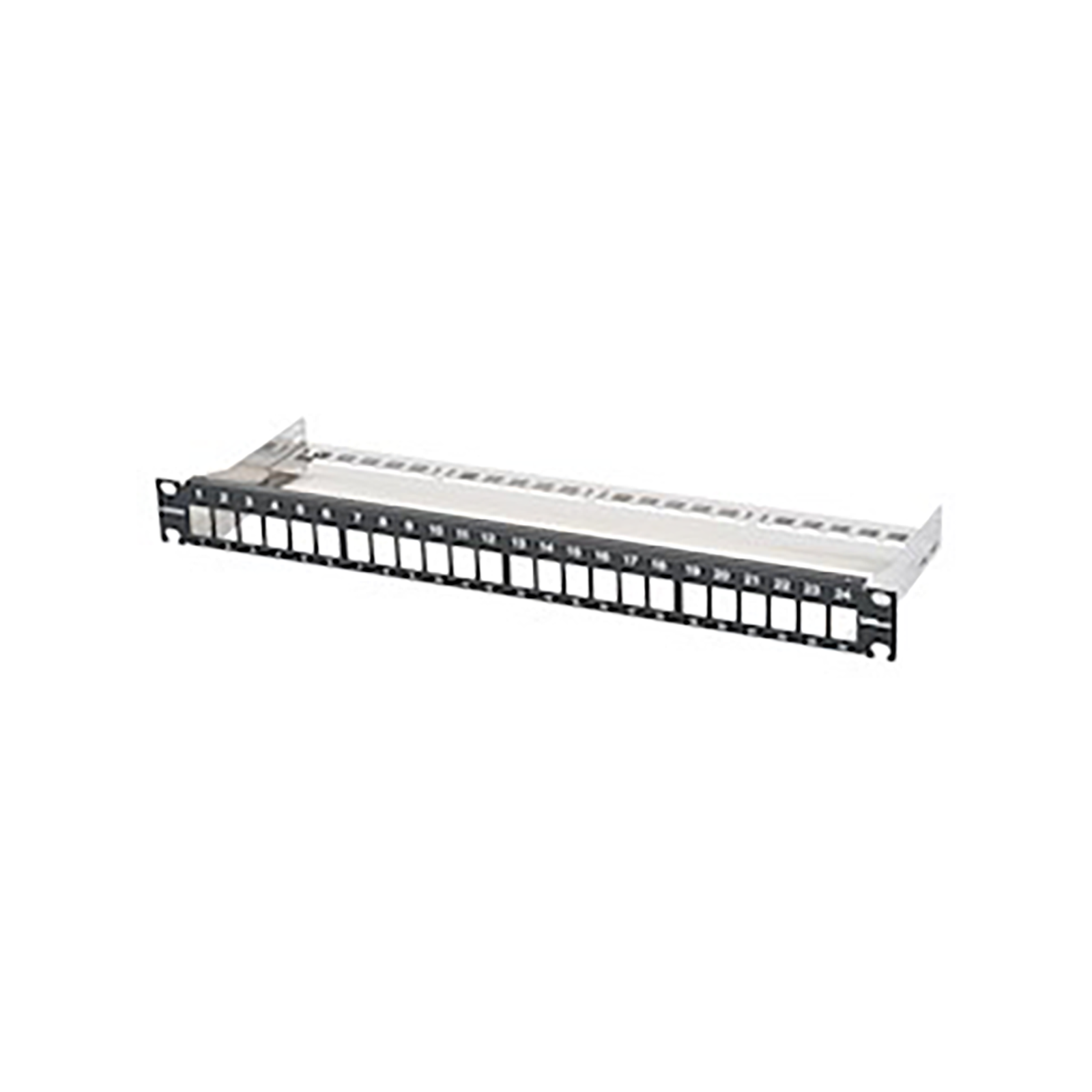 Corning VOL 24-Port Empty 1U Black Patch Panel