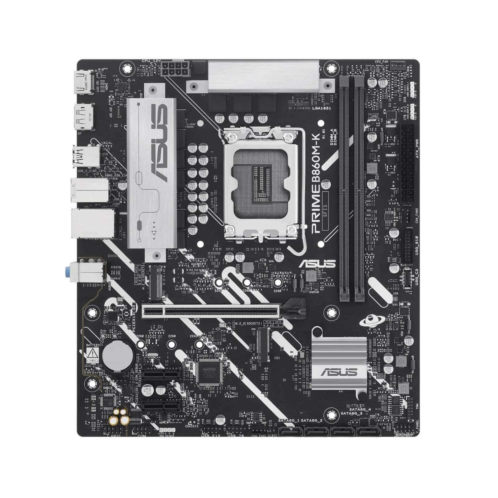 Asus Prime B860 LGA 2X DDR5 Micro-ATX Motherboard