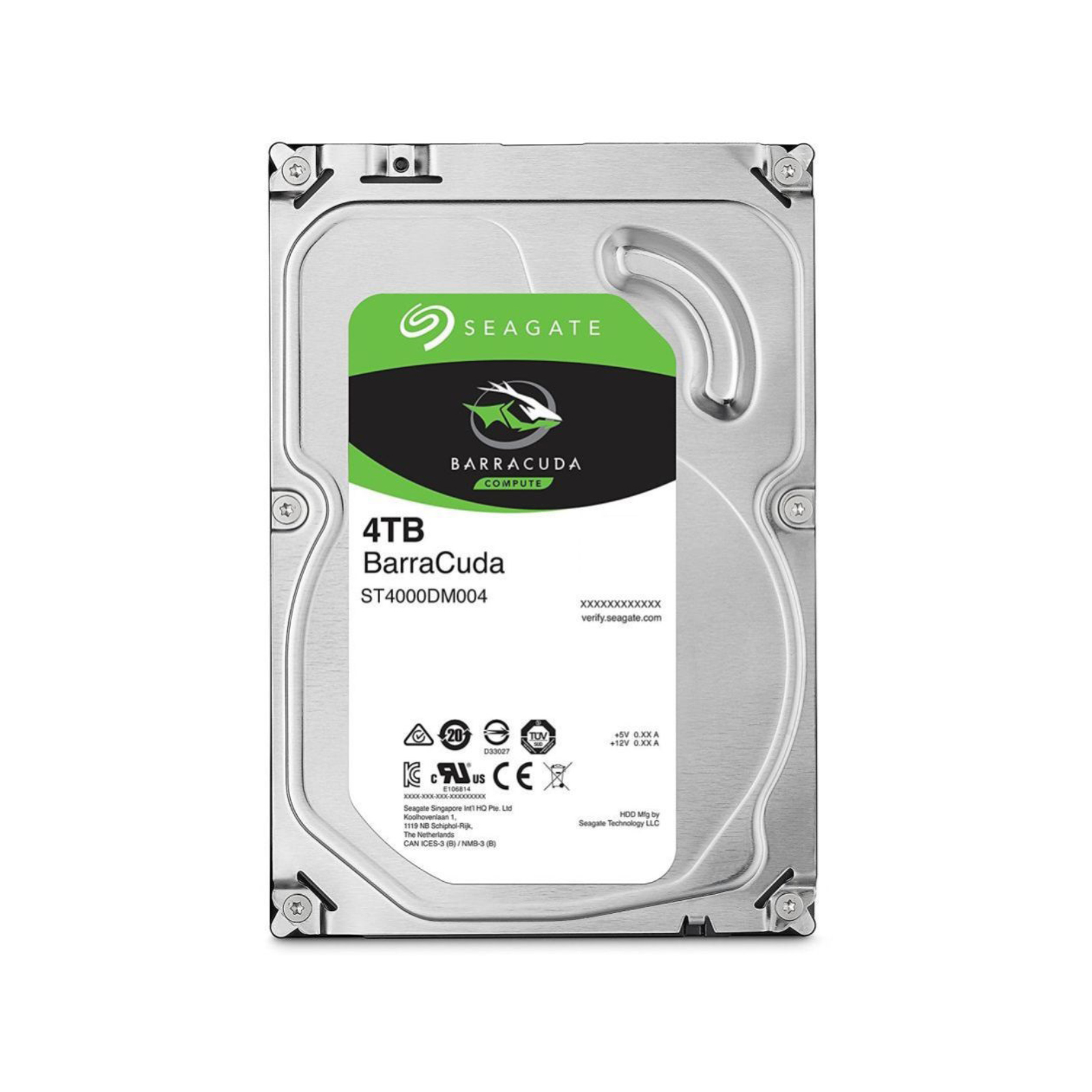 Seagate Barracuda 3.5 SATA Internal HDD (4TB)