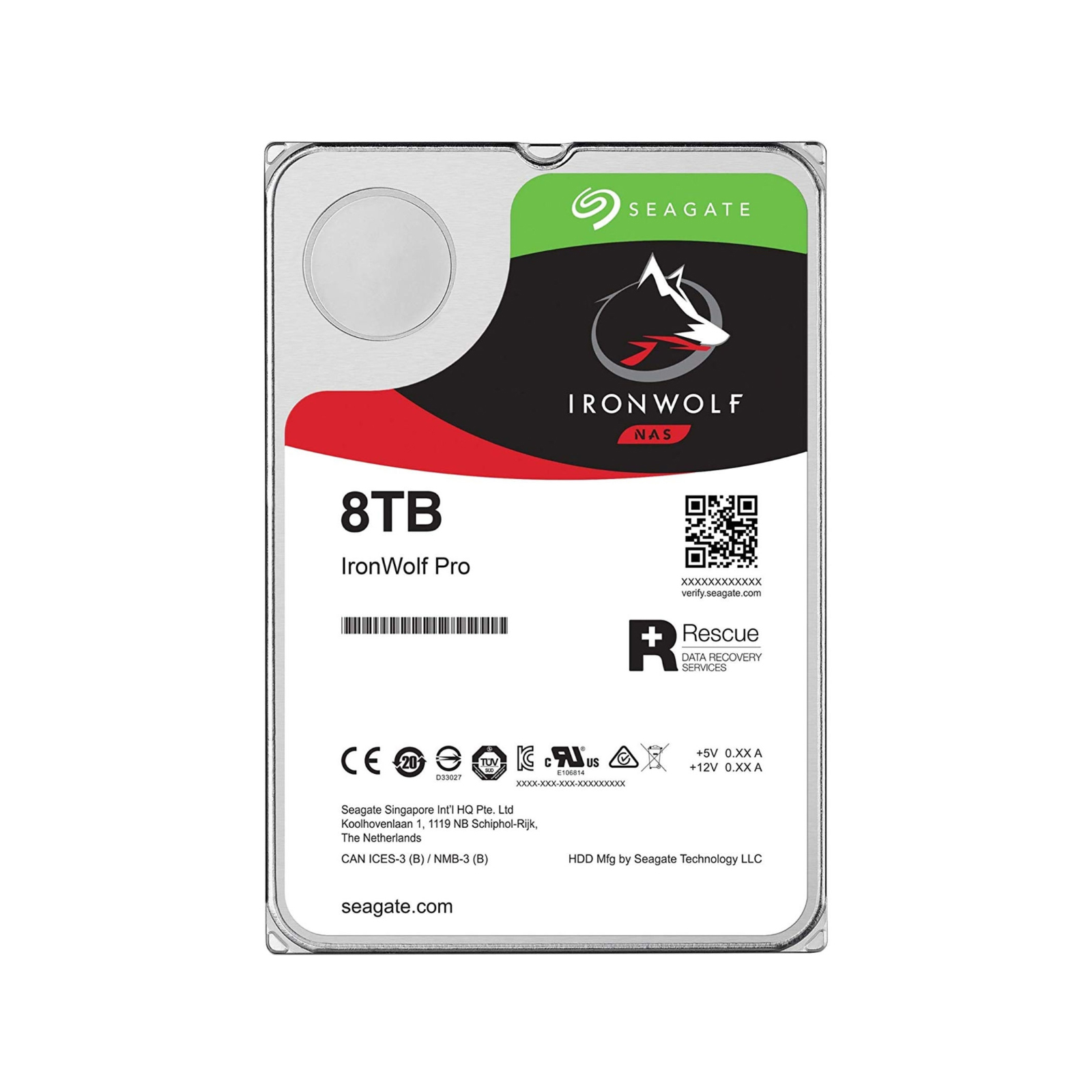 Seagate Ironwolf NAS 3.5 SATA Internal HDD (8TB)