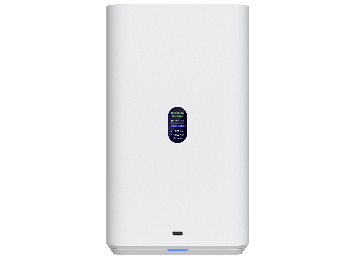 Ubiquiti UniFi White UNAS 2.5Gbps Ethernet 2x 3.5" HDD bays | UNAS-2-W