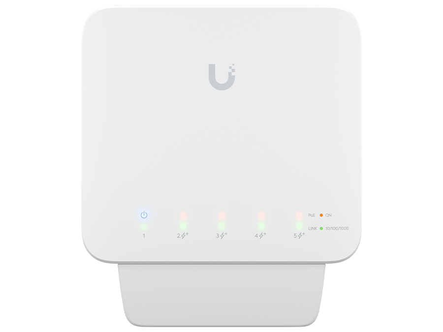 Ubiquiti UniFi Flex Switch 5 Port Gigabit 1PoE In 4PoE Out | USW-Flex