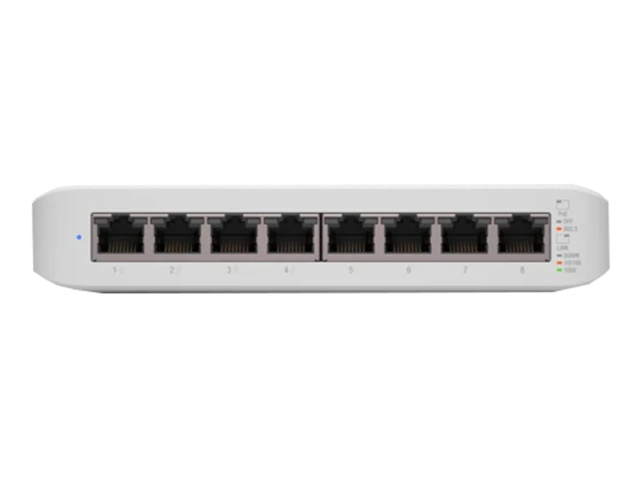 Ubiquiti UniFi Switch Lite 8 Port Gigabit 4PoE 52W | USW-Lite-8-POE
