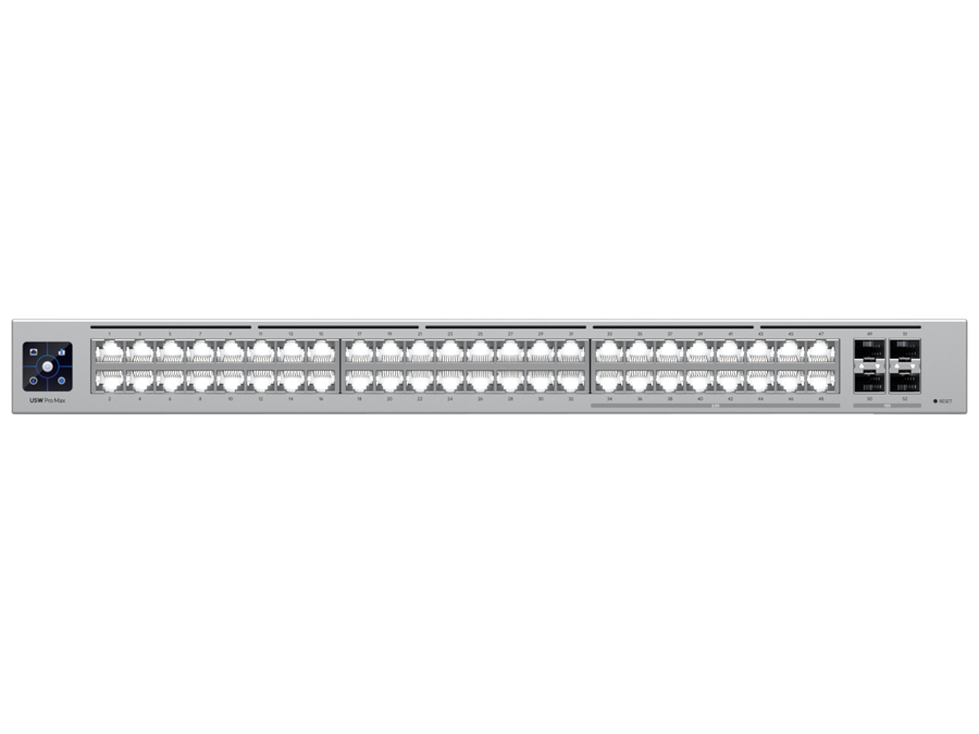 Ubiquiti UniFi Pro Max Switch 48 with 32 Gigabit 16x 2.5Gbps 4SFP+ | USW-Pro-Max-48